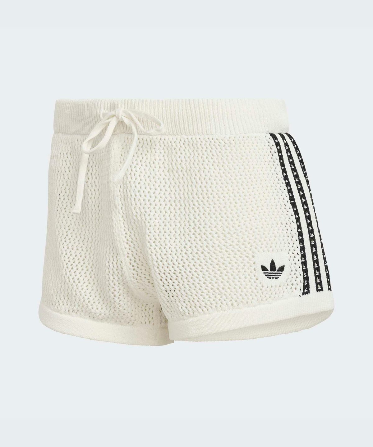 아디다스(ADIDAS) 니트 크로셰 숏 팬츠 - 화이트 / KC6477