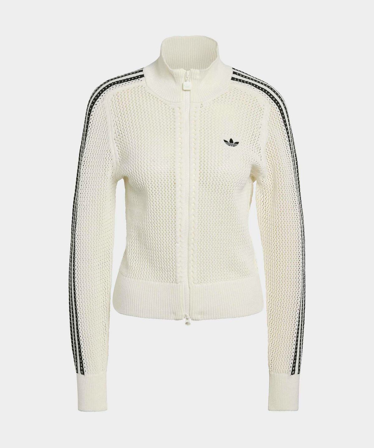아디다스(ADIDAS) 니트 크로셰 파이어버드 트랙탑 - 화이트 / KC6496