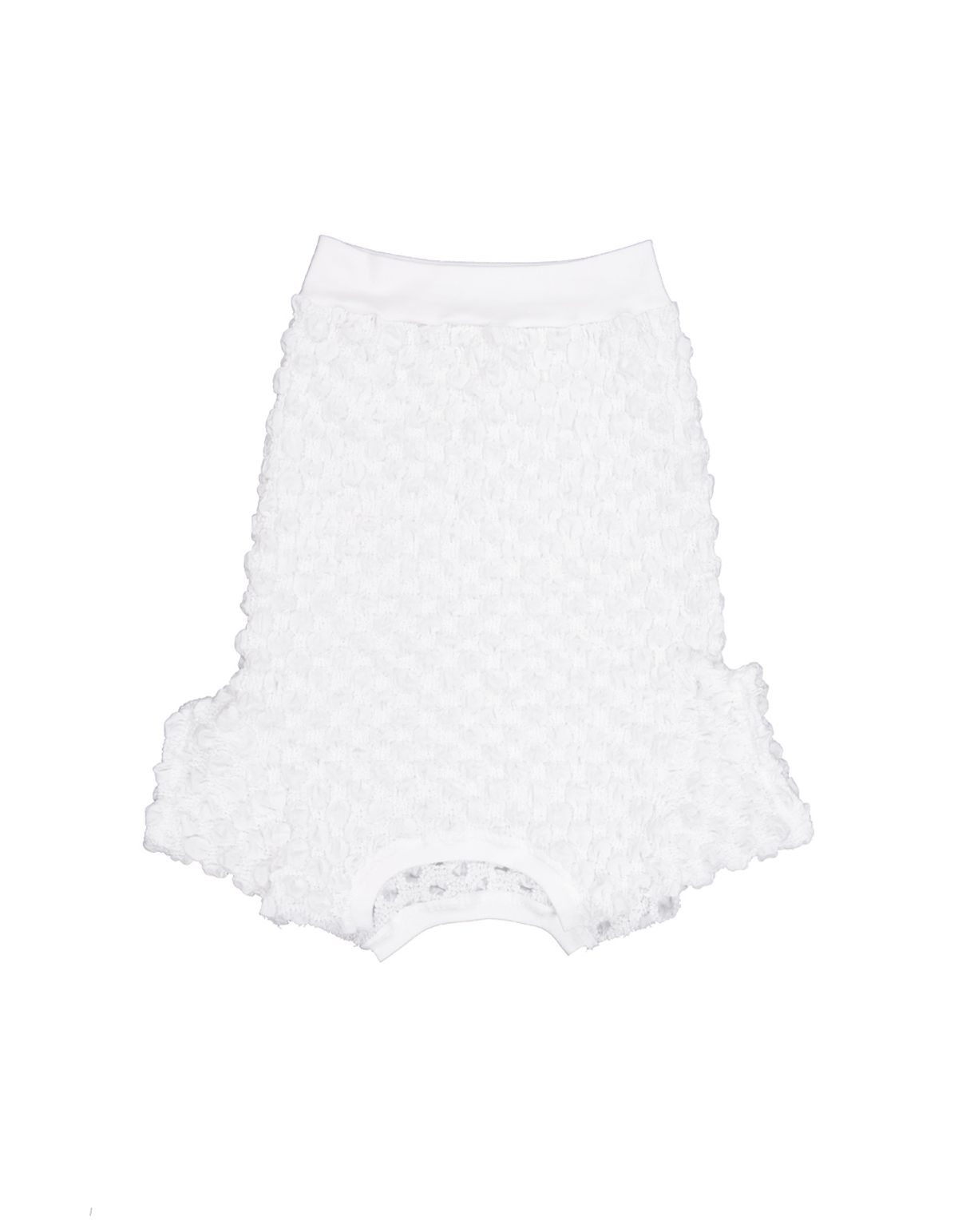 영마일웨어(0MILEWEAR) 오프셋 도트 스커트(화이트)