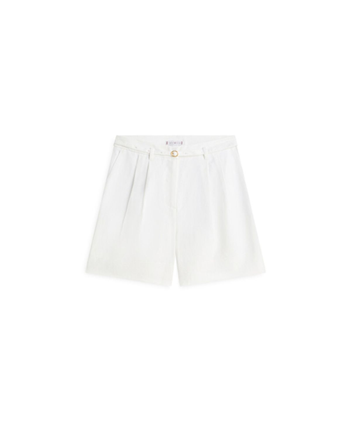 타미힐피거(TOMMY HILFIGER) 린넨 블렌드 버뮤다 쇼츠 (T22G3WPQ082WT1YCF)