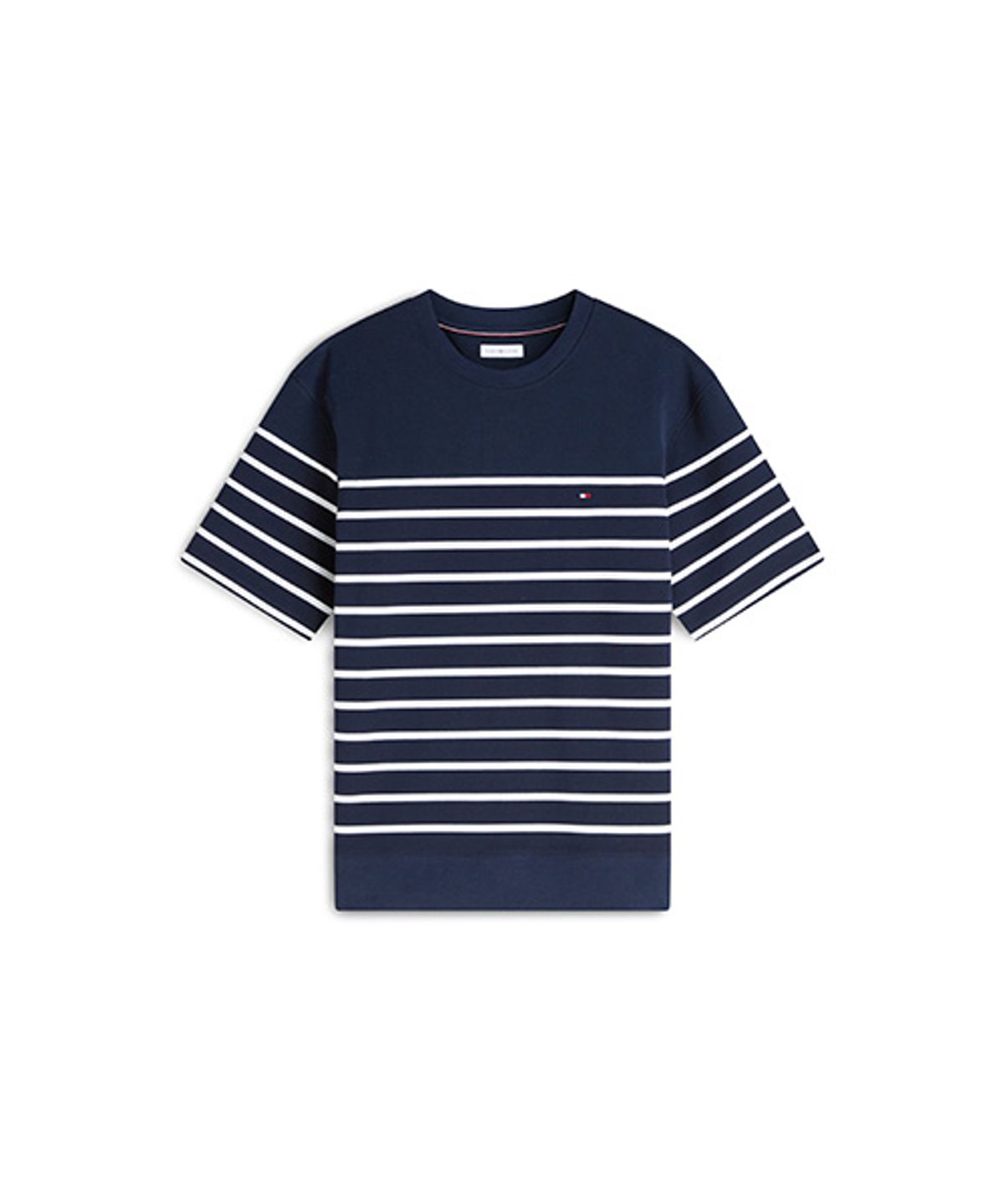 타미힐피거(TOMMY HILFIGER) 밀라노 스트라이프 하프 티셔츠 (T12G3TPO210MT10A4)