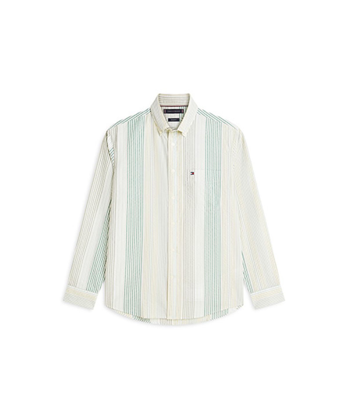 타미힐피거(TOMMY HILFIGER) [Regular fit] 시어서커 멀티 스트라이프 셔츠 (T12G1WSH165MT10CD)