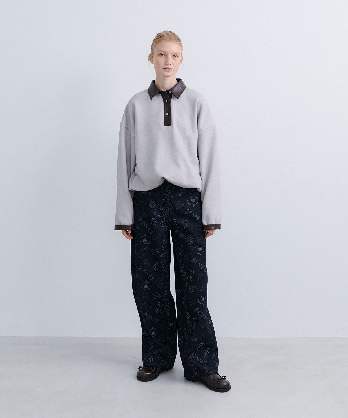 에핑글러(EPINGLER) SKETCHED DENIM - NAVY