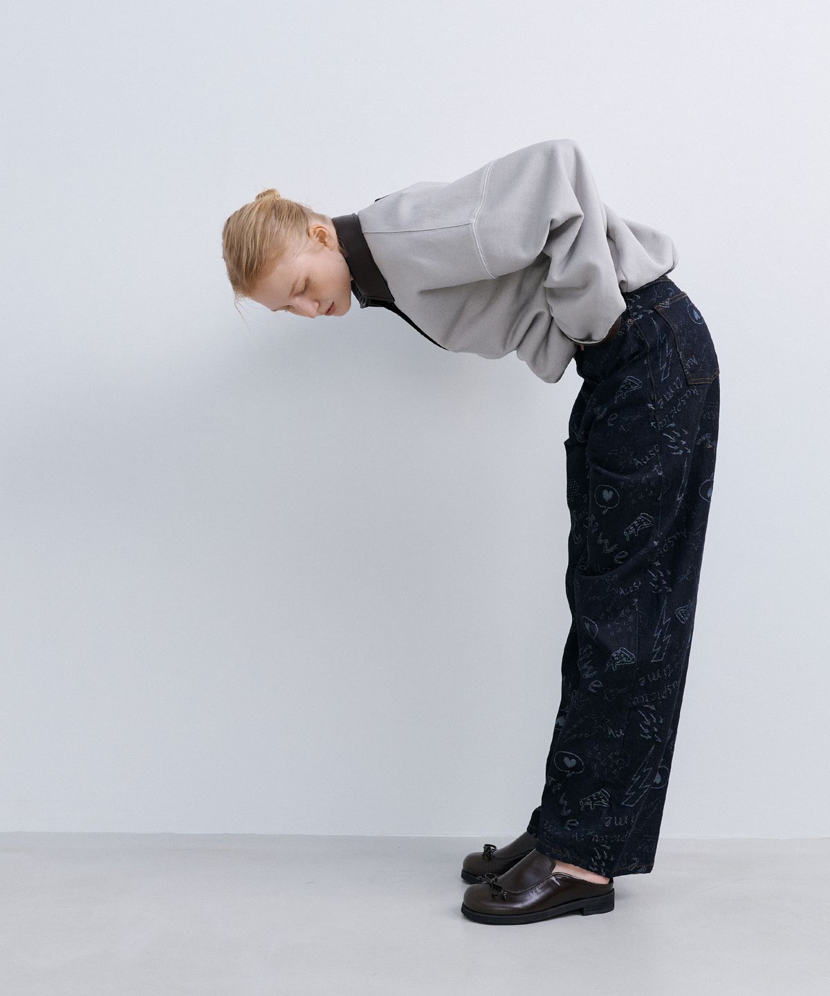 에핑글러(EPINGLER) SKETCHED DENIM - NAVY
