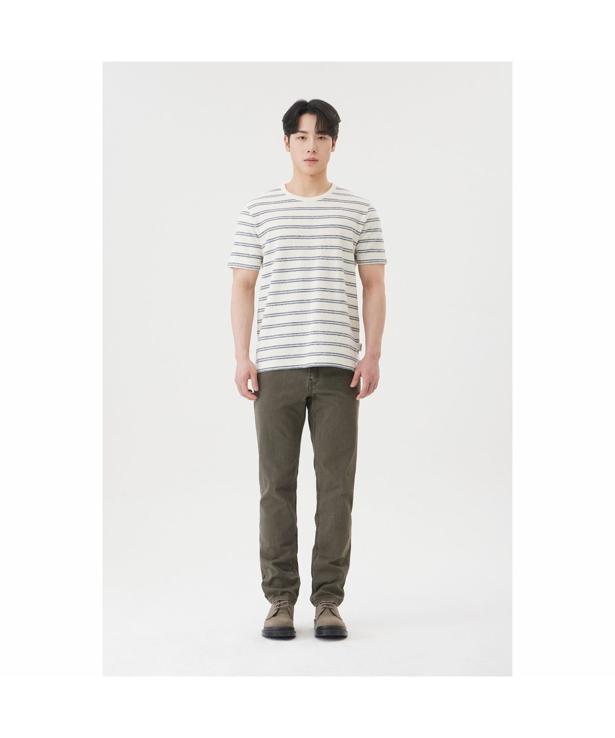 브렌우드(BRENTWOOD) [셀렉션] 스탠다드핏 피그먼트 워싱 컬러 데님 BRPDM26821KHX