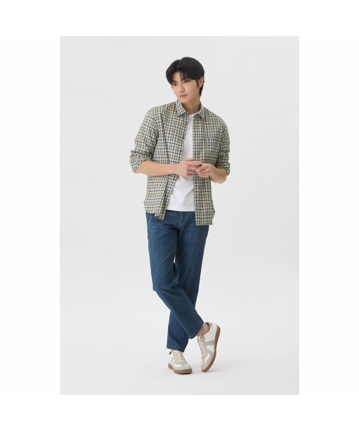 브렌우드(BRENTWOOD) 릴렉스핏 다크블루 데님 BRPDM26631BUD