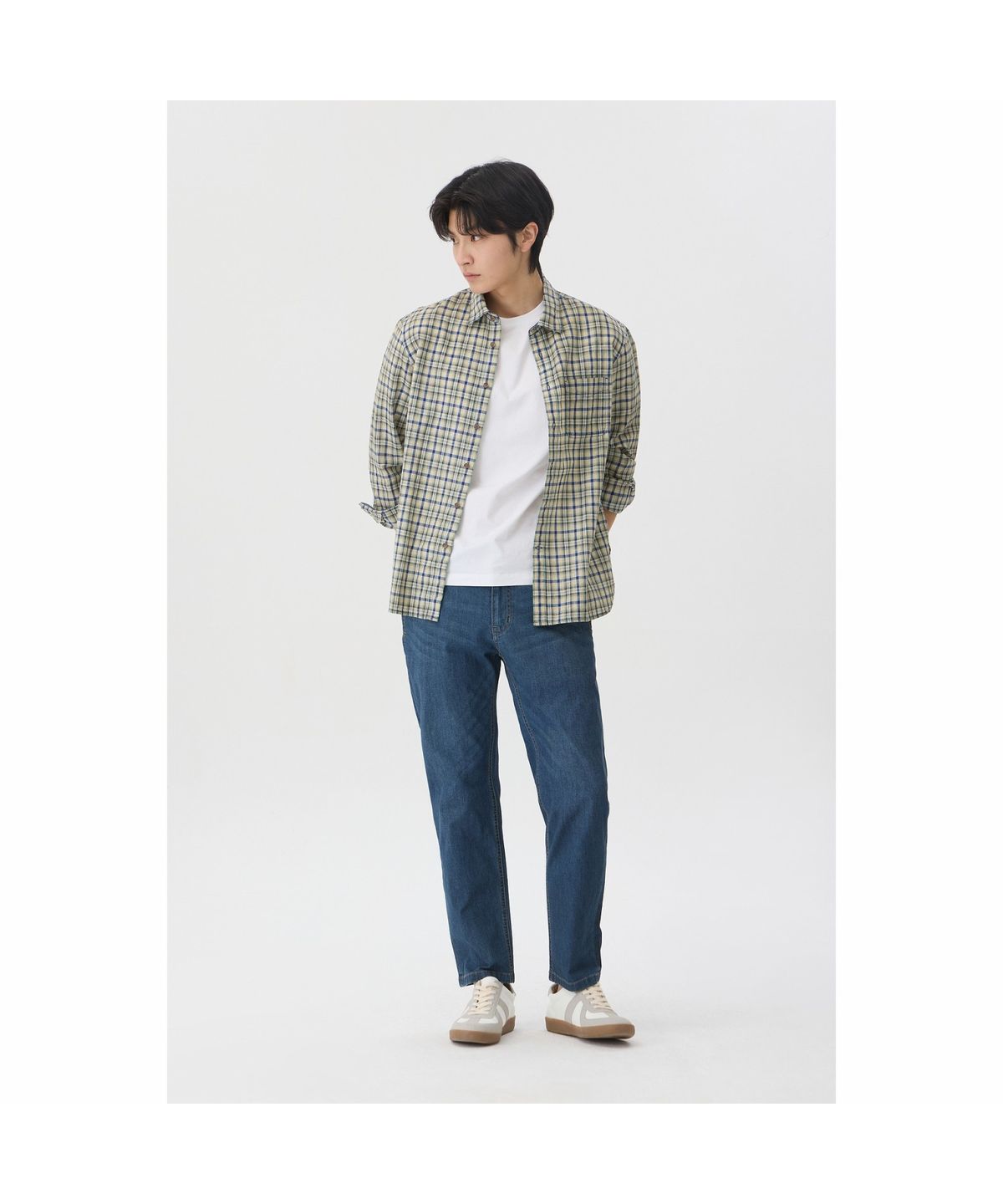 브렌우드(BRENTWOOD) 릴렉스핏 다크블루 데님 BRPDM26631BUD