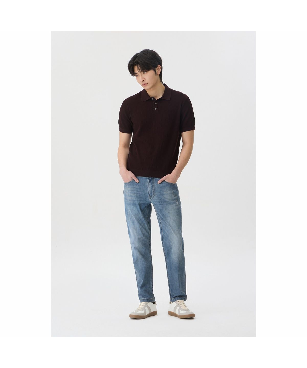 브렌우드(BRENTWOOD) 릴렉스핏 라이트블루 데님 BRPDM26632BUL