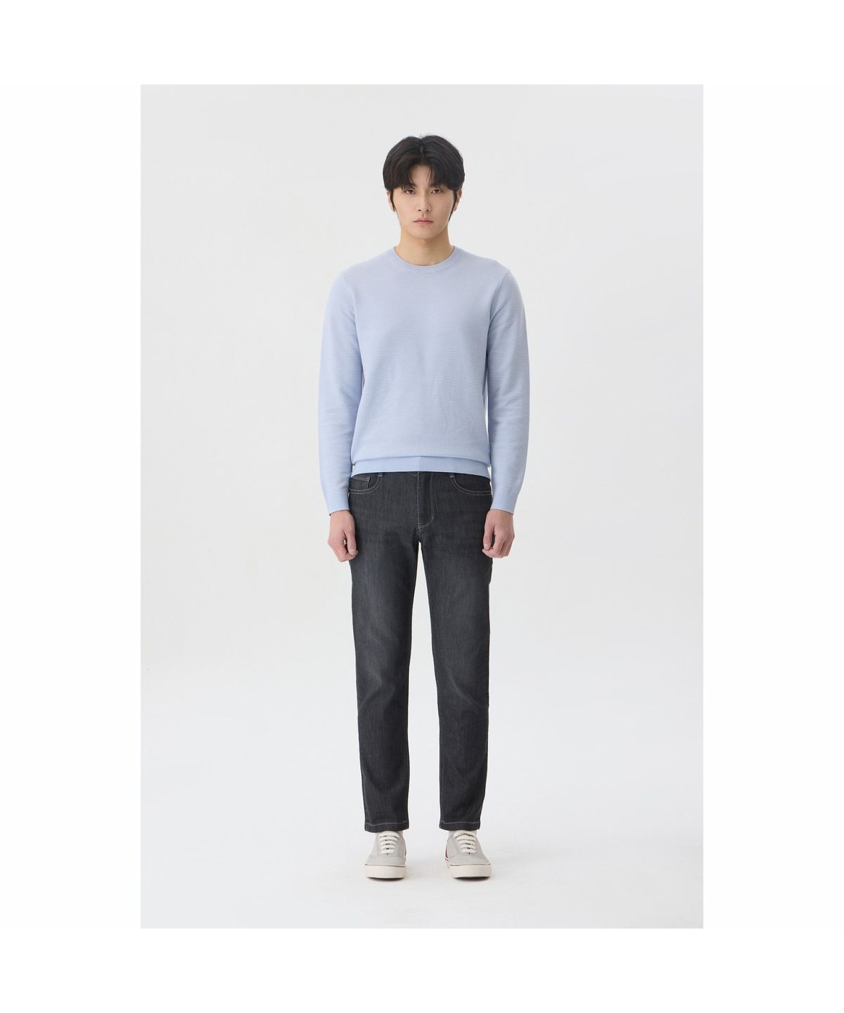 브렌우드(BRENTWOOD) 슬렌더핏 그레이 데님 BRPDM26671GYD