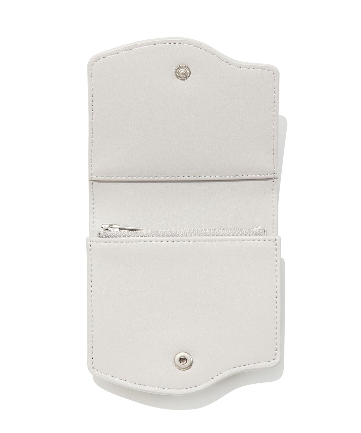 더콜디스트모먼트(THE COLDEST MOMENT) TCM embossed starfish wave wallet (light grey)