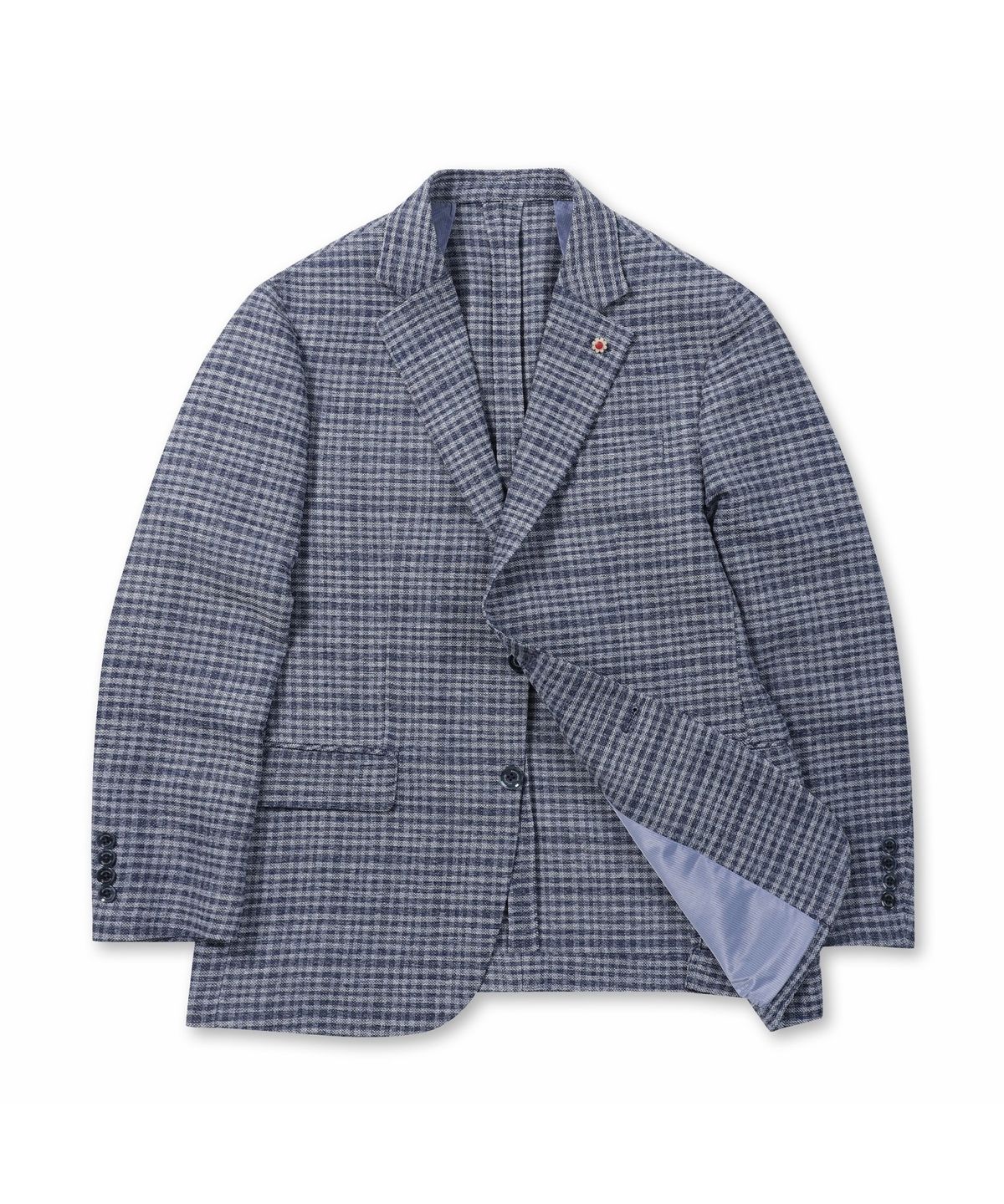 브렌우드(BRENTWOOD) 글렌체크 조직 경량 자켓 BRJBM26421BUX