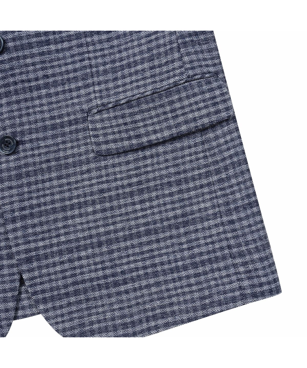 브렌우드(BRENTWOOD) 글렌체크 조직 경량 자켓 BRJBM26421BUX