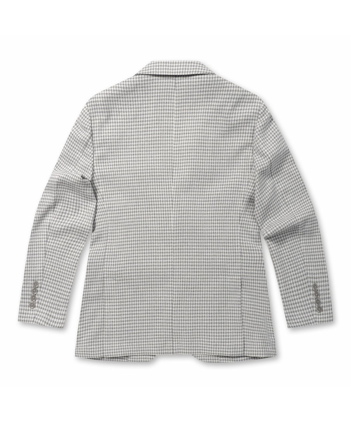 브렌우드(BRENTWOOD) 미니멀 체크 경량 써커 자켓 BRJBM26551GYL