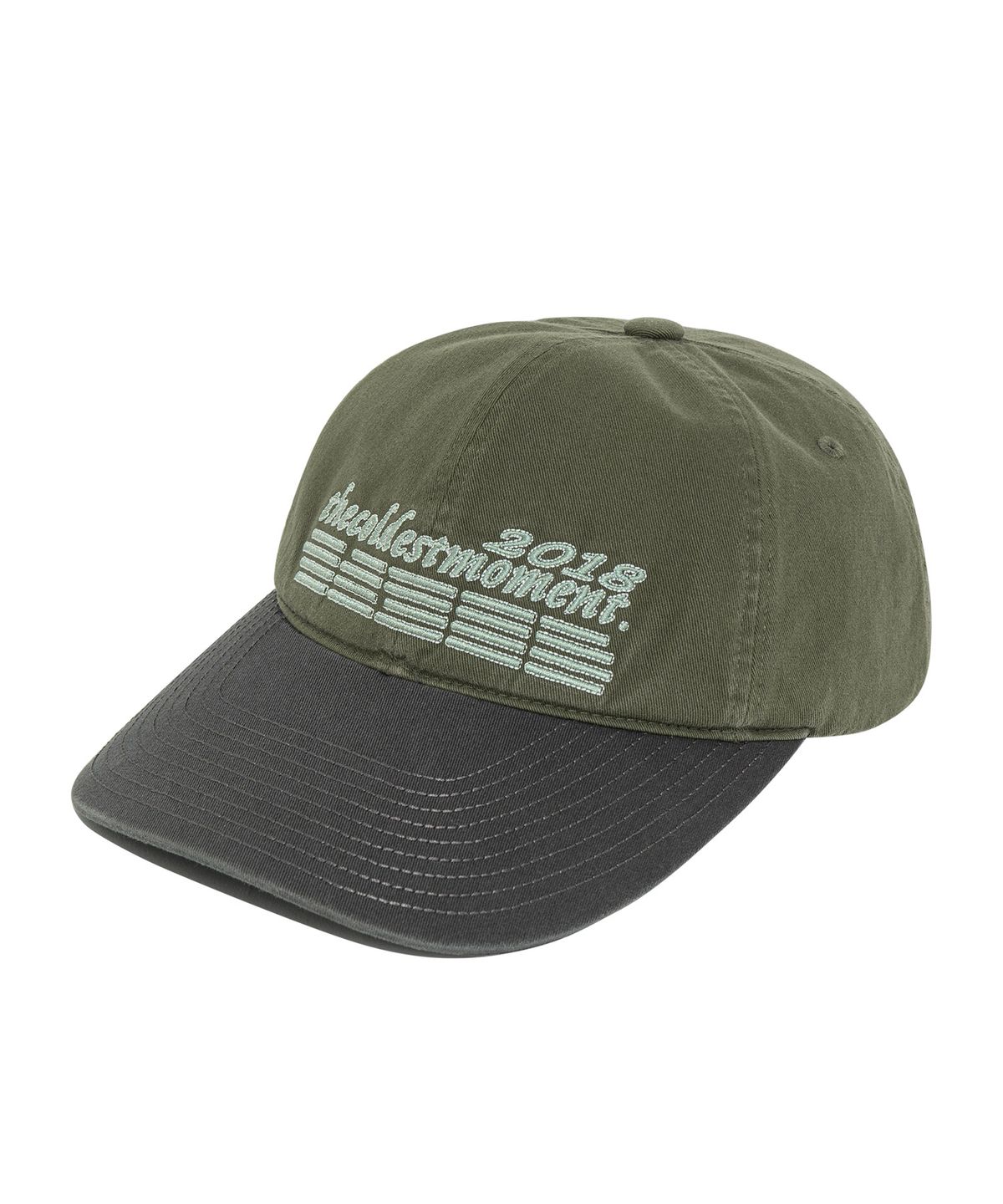 더콜디스트모먼트(THECOLDESTMOMENT) TCM 2018 lettering cap (khaki)