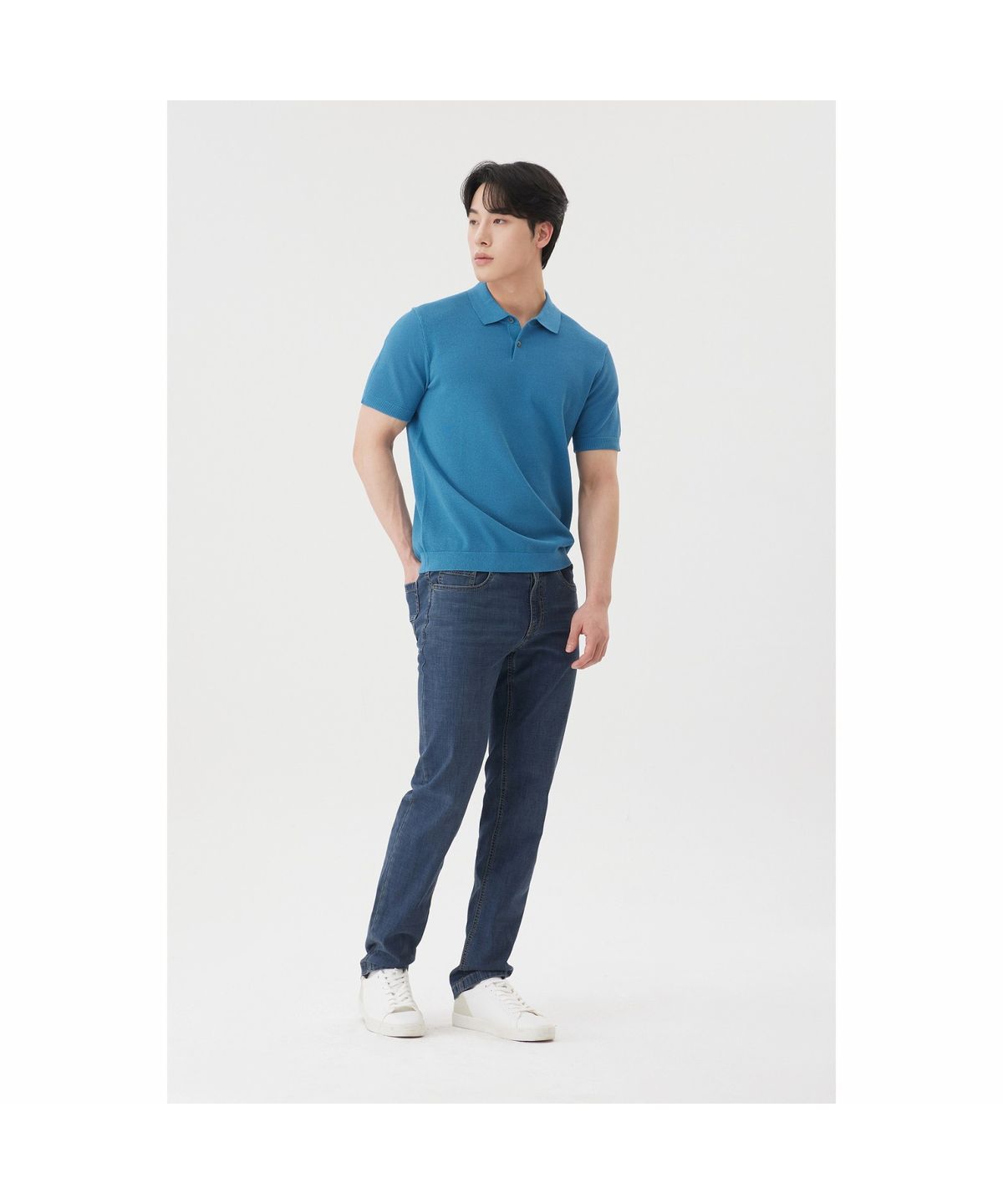 브렌우드(BRENTWOOD) [그리피스] 워셔블 폴로넥 스웨터 BRWAM26411BUX
