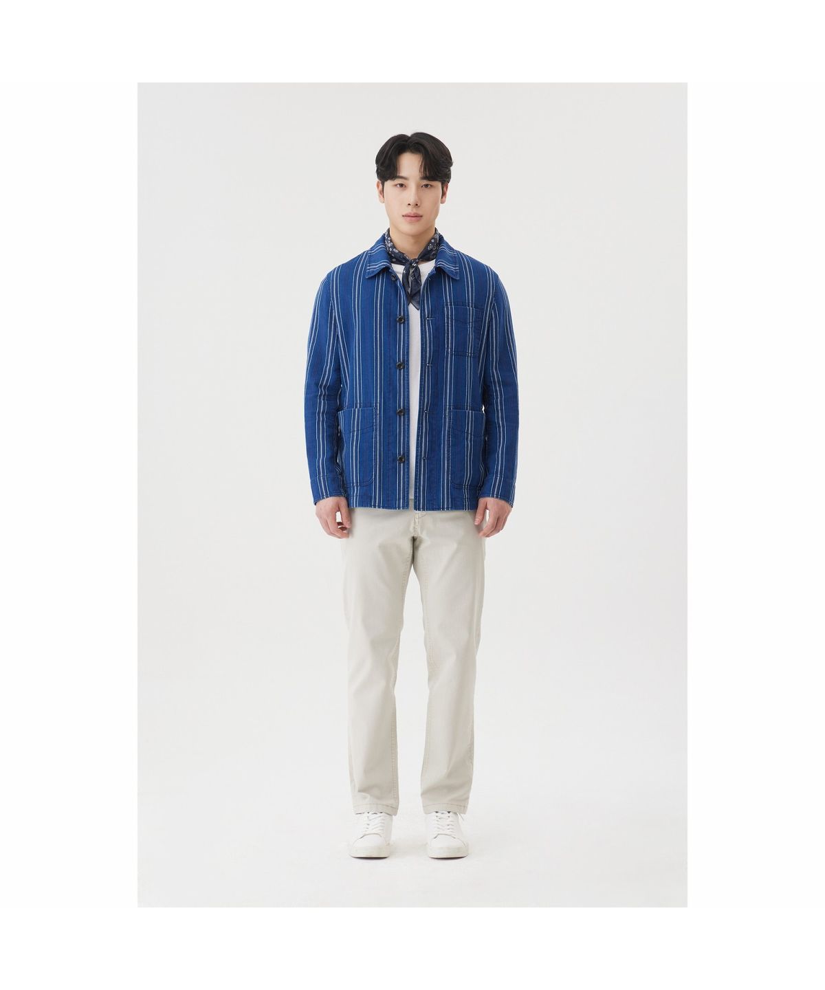 브렌우드(BRENTWOOD) 데님블루스 초어자켓 BRUAM26432BUX