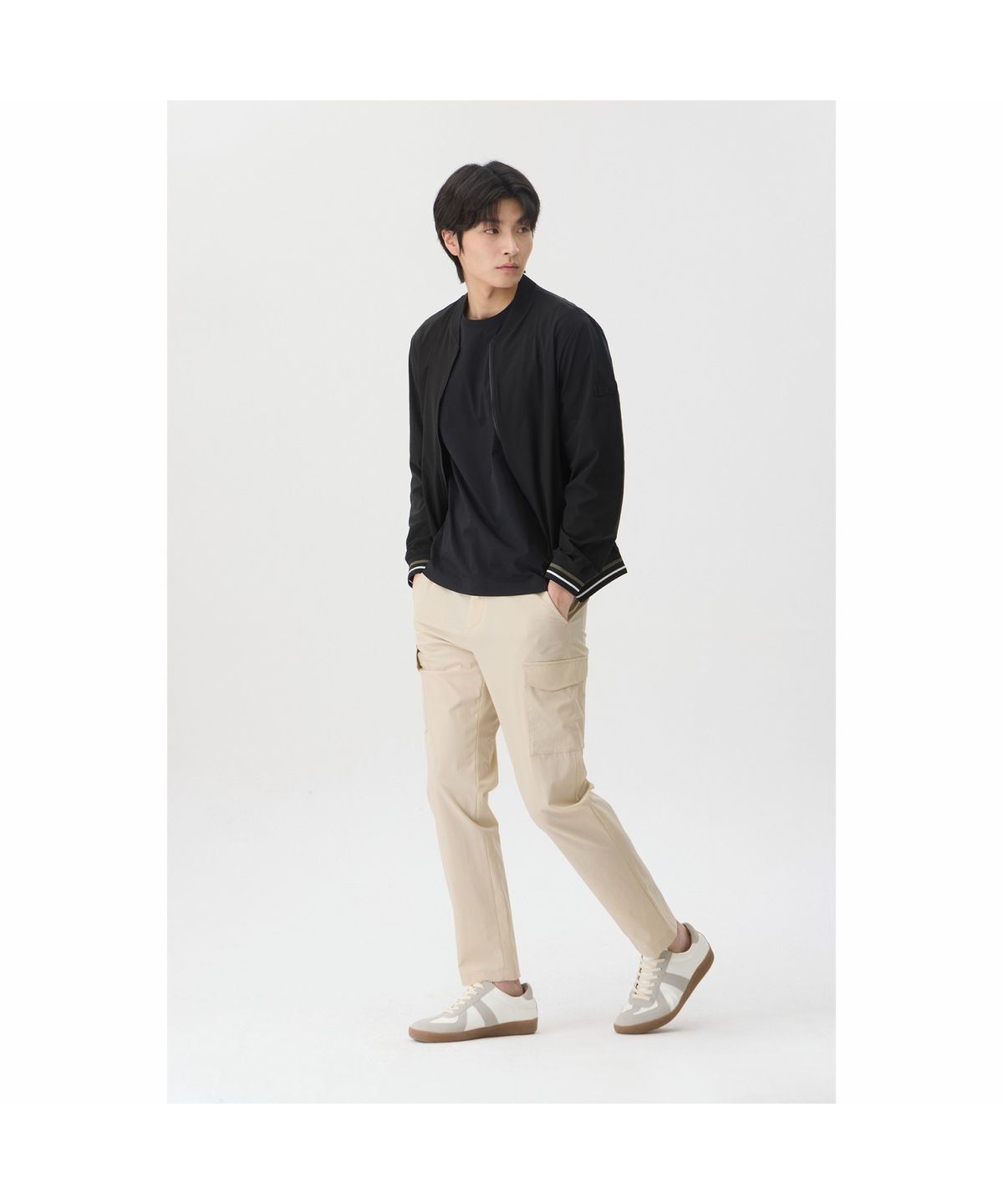 브렌우드(BRENTWOOD) [라이프퍼포먼스] 스트레치 보머 BRUAM26001BKX