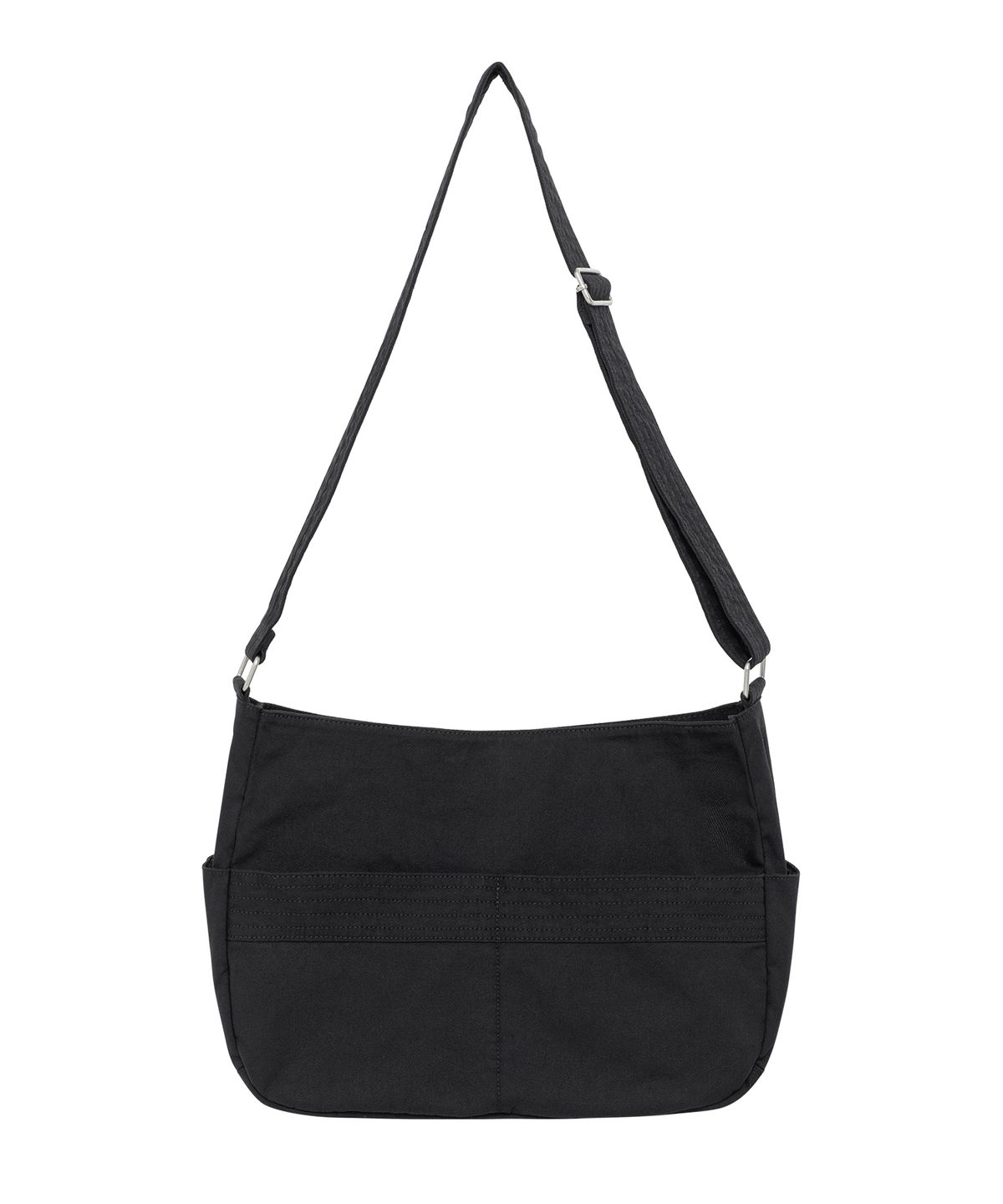 더콜디스트모먼트(THECOLDESTMOMENT) TCM stitch washed cross bag (black)