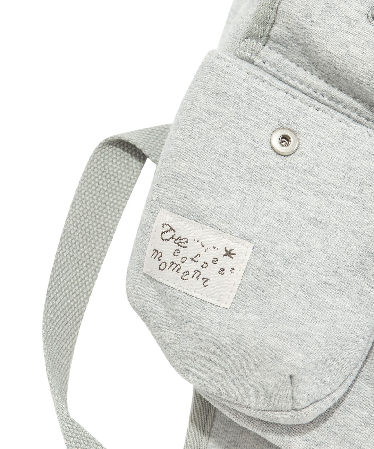 더콜디스트모먼트(THE COLDEST MOMENT) TCM 3 pocket sweat backpack (melange grey)