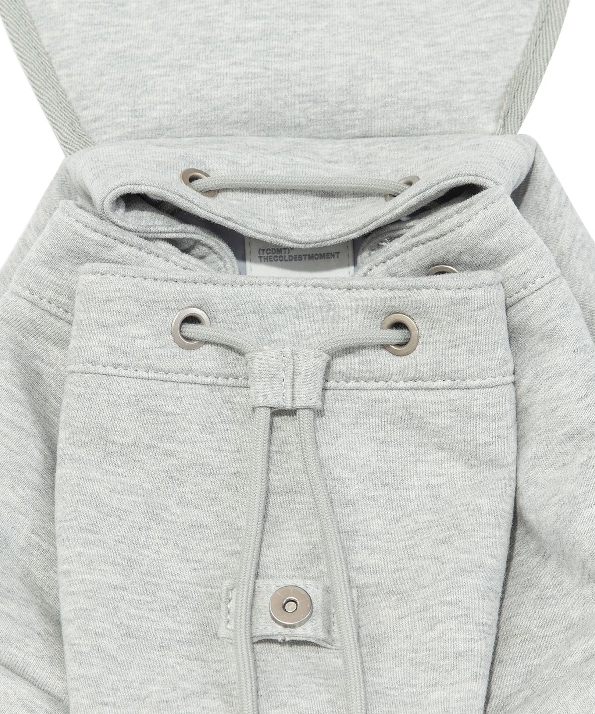 더콜디스트모먼트(THE COLDEST MOMENT) TCM 3 pocket sweat backpack (melange grey)