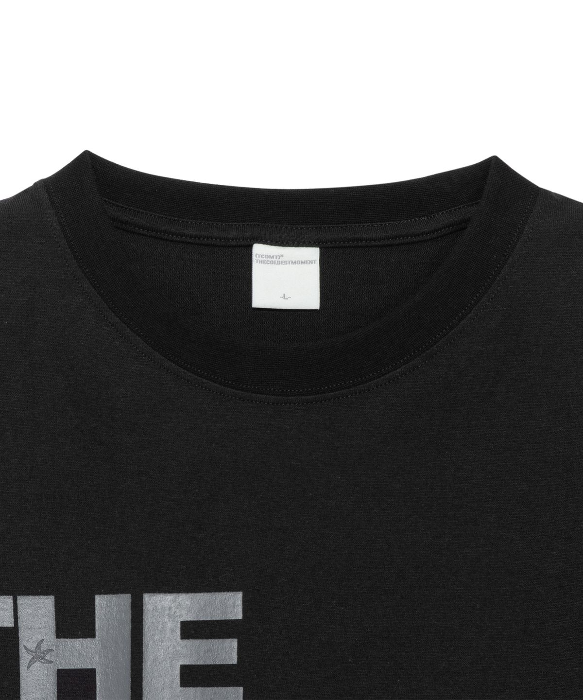 더콜디스트모먼트(THE COLDEST MOMENT) TCM logo type T (black)