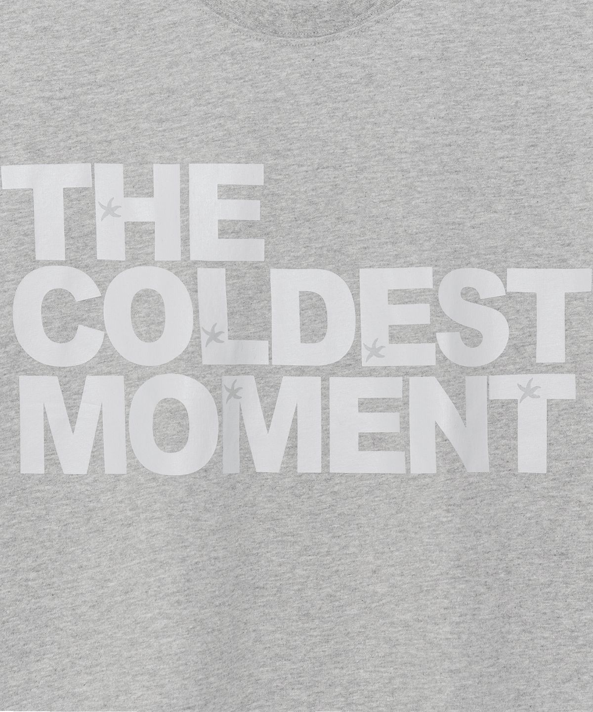 더콜디스트모먼트(THE COLDEST MOMENT) TCM logo type T (melange grey)