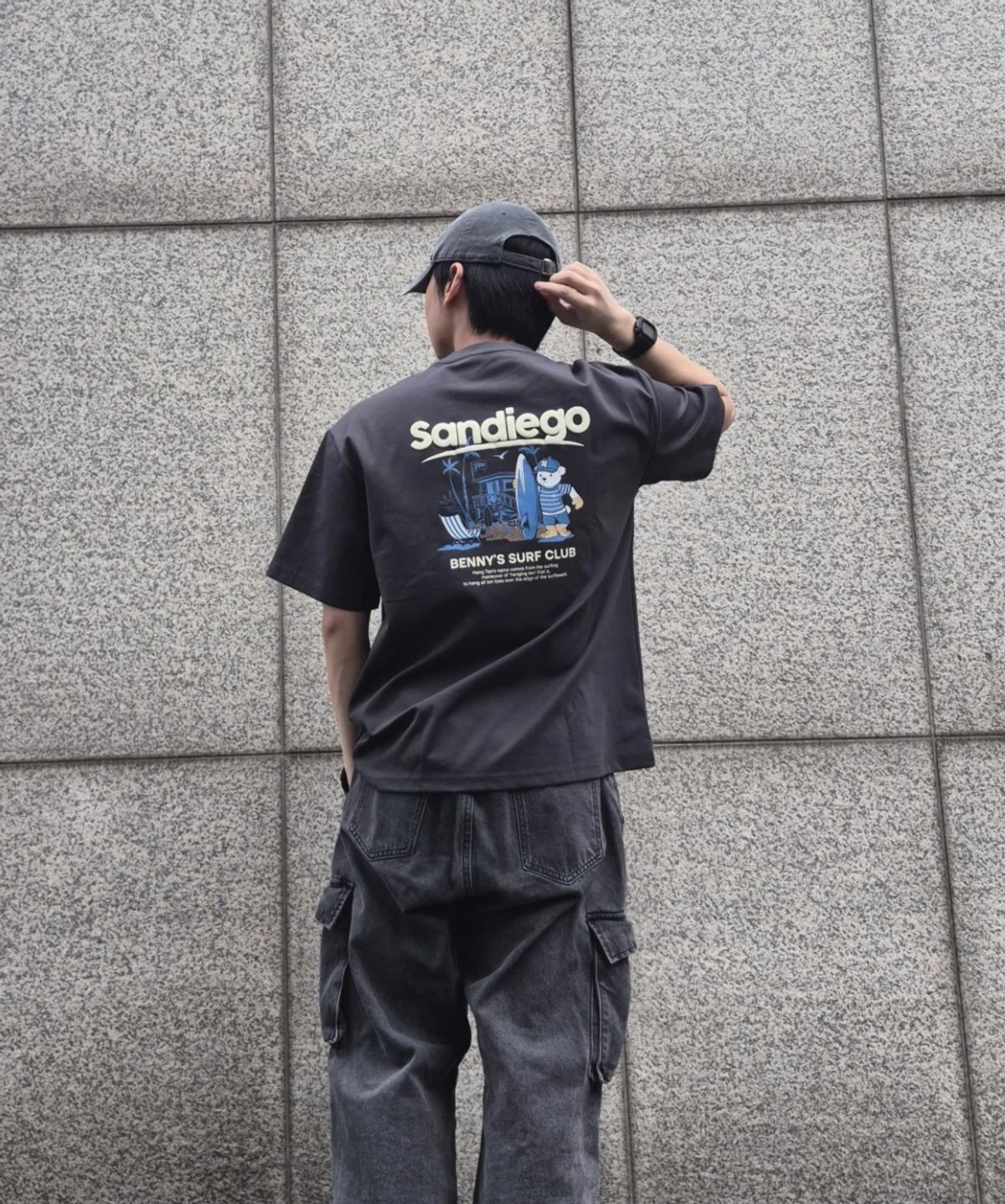 행텐(HANGTEN) 공용 베니 그래픽 티셔츠_057(10570-031-412-31)