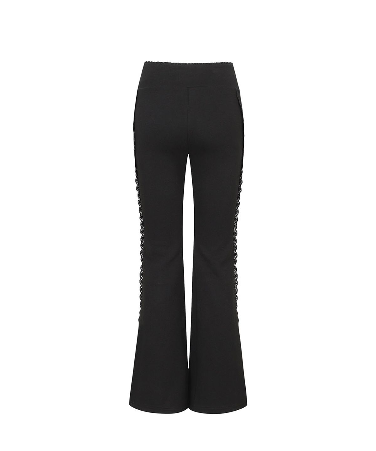 모아벨(MOABEL) CONTOUR LINE RIBBON PANTS - BLACK
