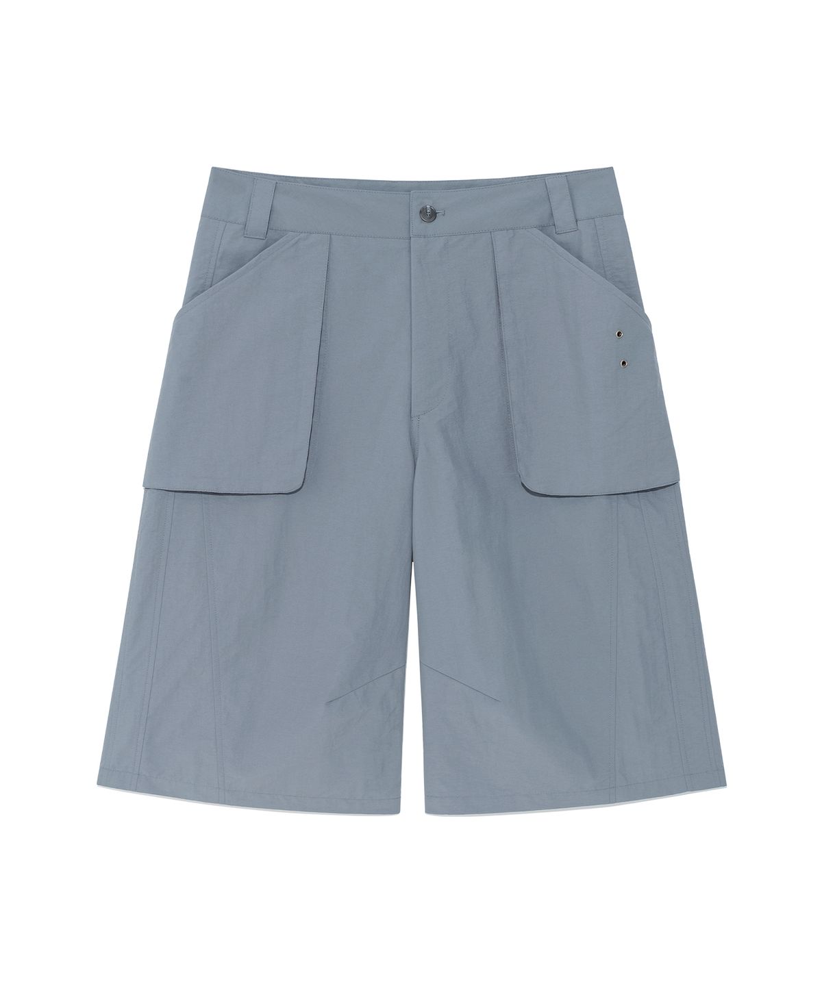 더콜디스트모먼트(THE COLDEST MOMENT) TCM pocket panel half pants (blue grey)