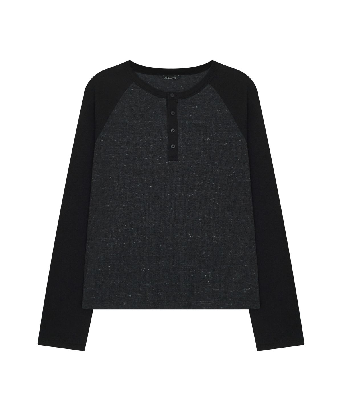 드렁크텍스트(DRUNKTXT) Reglan Henly Neck Long Sleeve Black