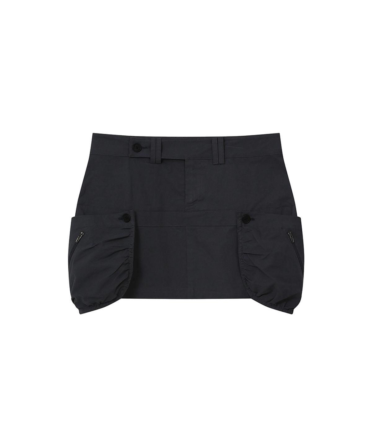 미세키서울(MISEKI SEOUL) Shirring pocket mini skirt BLACK