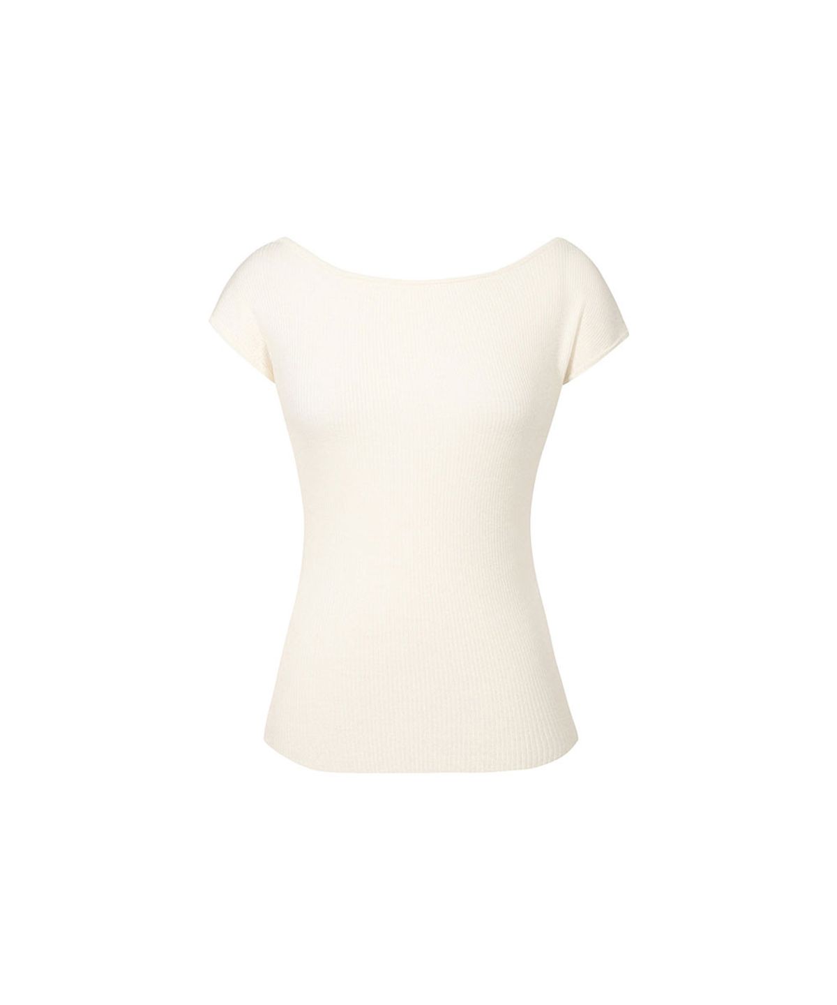 모아벨(MOABEL) BLUSH TIE KNIT - IVORY