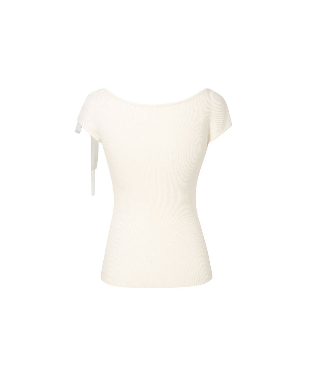 모아벨(MOABEL) BLUSH TIE KNIT - IVORY