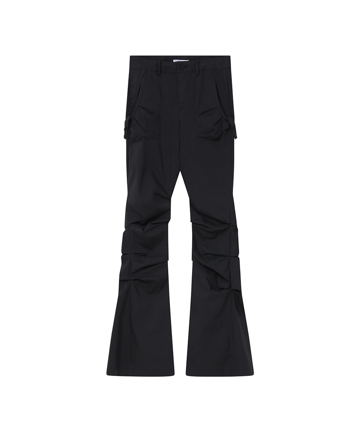 미세키서울(MISEKI SEOUL) Shirring pocket bootscut pants BLACK