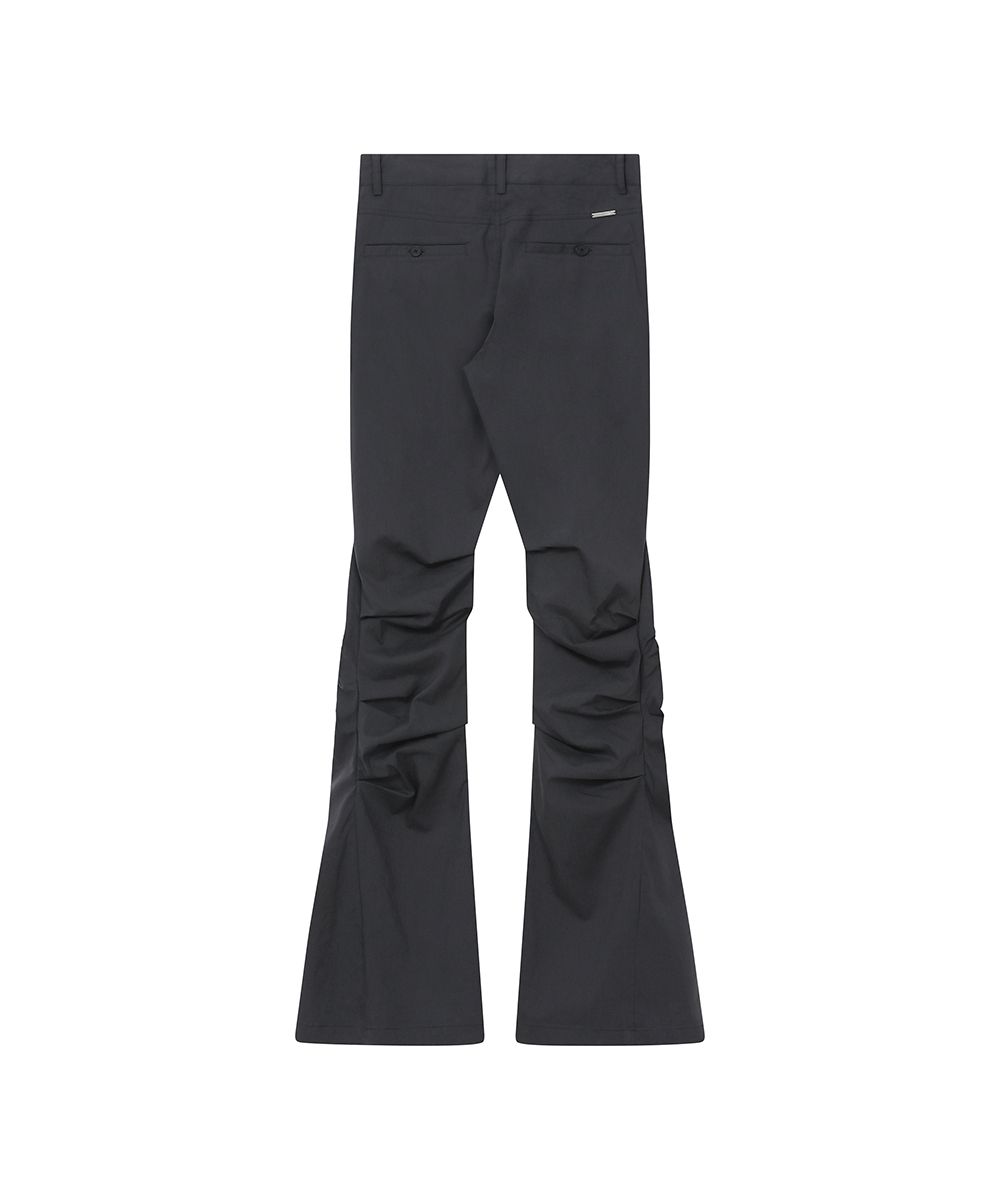 パンツ misekiseoul Shirringpocketbootscutpants MUSINSA公式 | MISEKI SEOUL Shirring pocket bootscut pants CHARCOAL