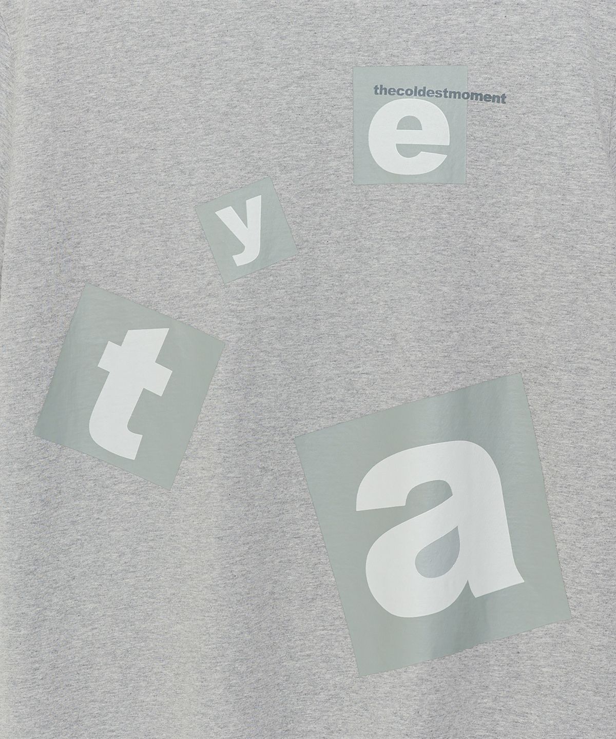 더콜디스트모먼트(THE COLDEST MOMENT) TCM eyta T (melange grey)