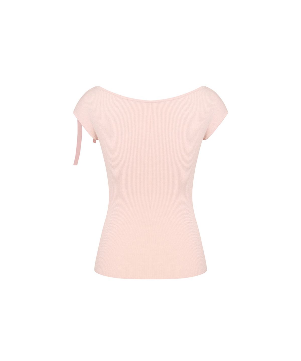 모아벨(MOABEL) BLUSH TIE KNIT - PINK