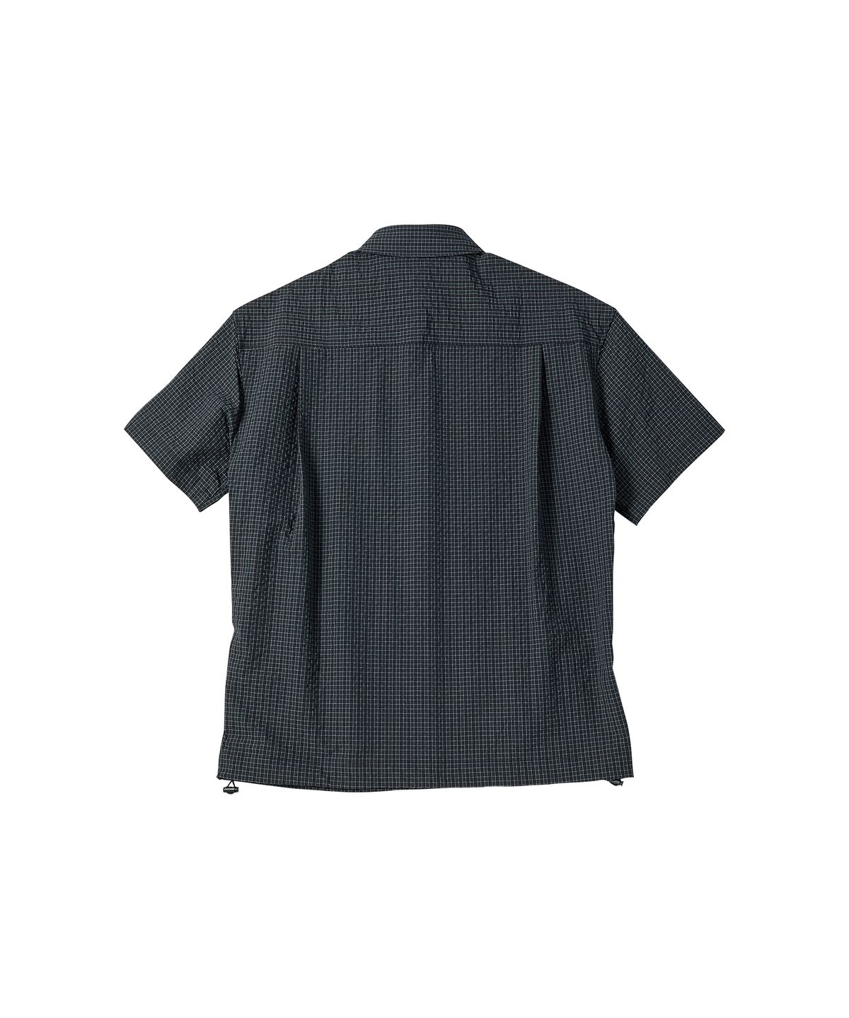 꼬모니노즈(COMONINOZ) CHECK HALF SHIRTS [NAVY]