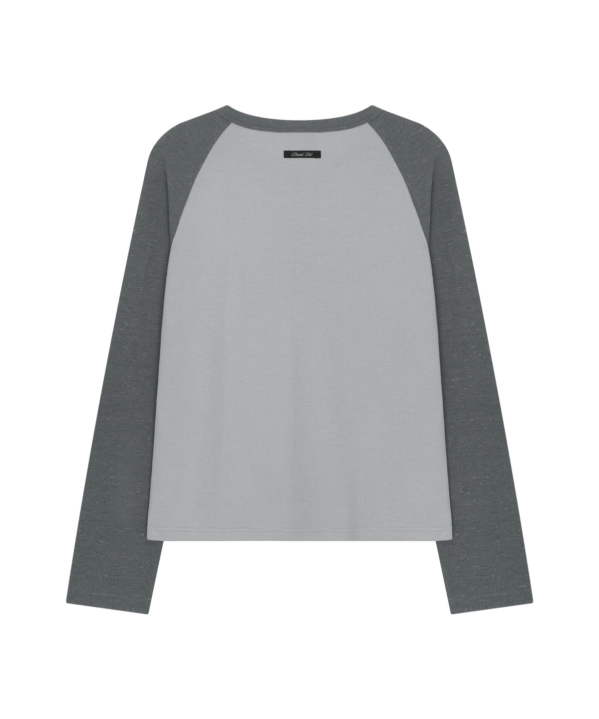 드렁크텍스트(DRUNKTXT) Reglan Henly Neck Long Sleeve Gray