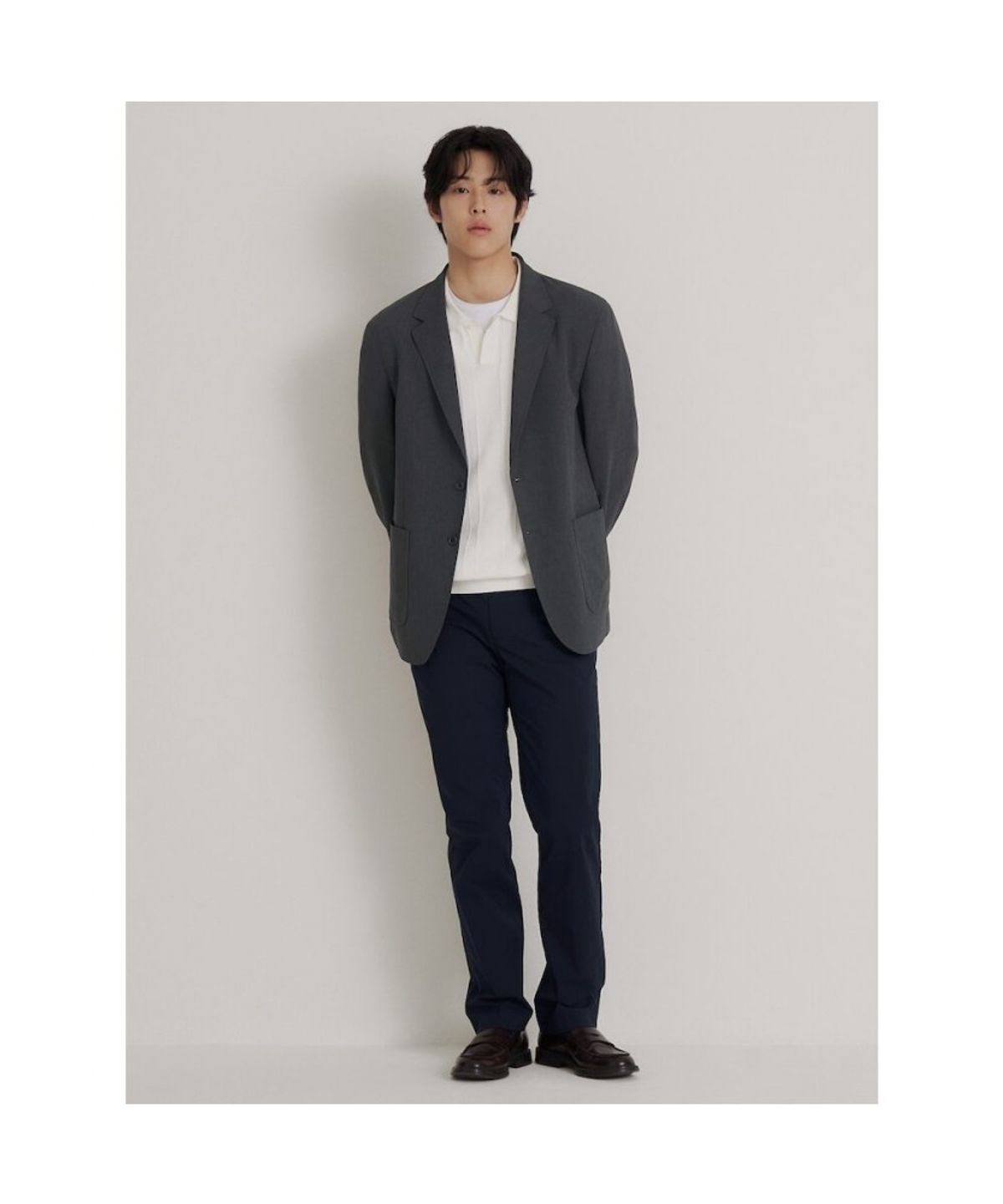 빈폴 멘(BEANPOLE MEN) 하이브리즈 스트레치 재킷  애쉬