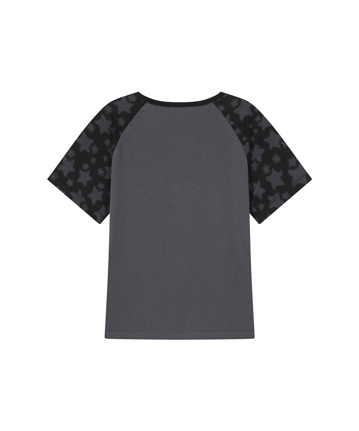 미세키서울(MISEKI SEOUL) Midnight stars raglan short sleeve CHARCOAL