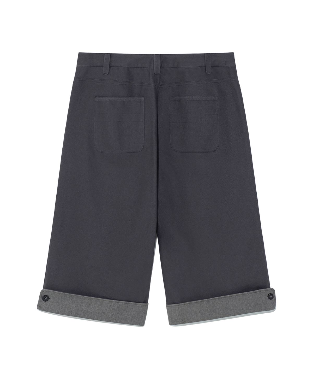 더콜디스트모먼트(THE COLDEST MOMENT) TCM folding button pants (charcoal)