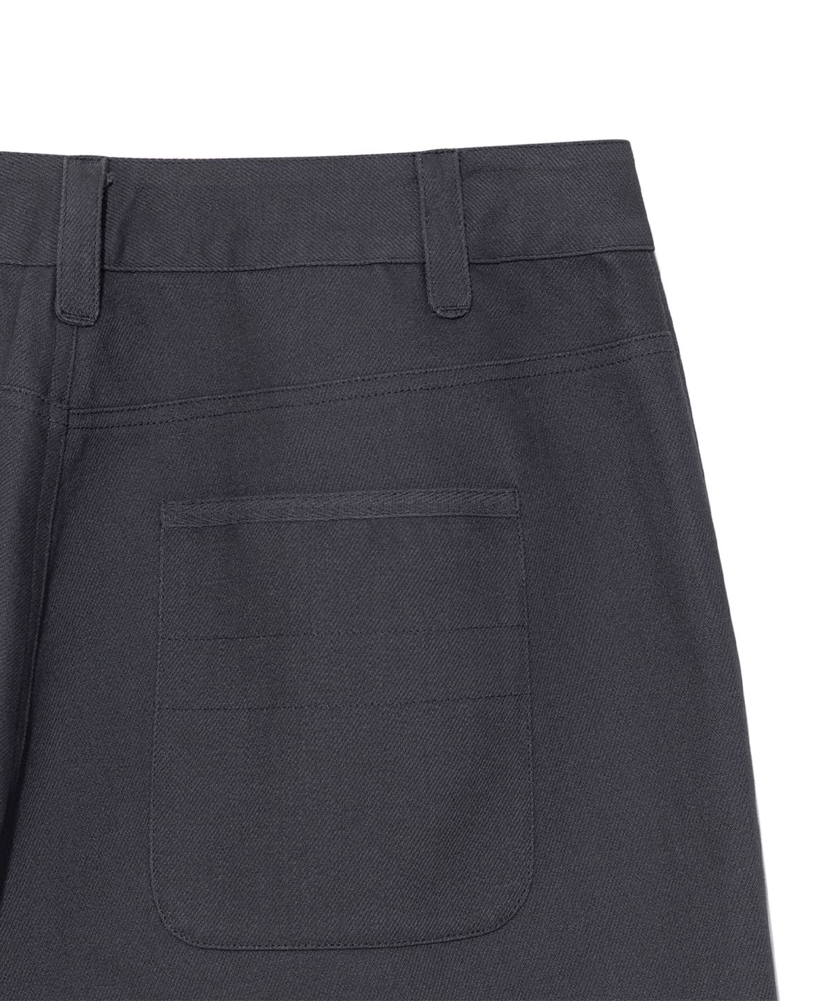 더콜디스트모먼트(THE COLDEST MOMENT) TCM folding button pants (charcoal)