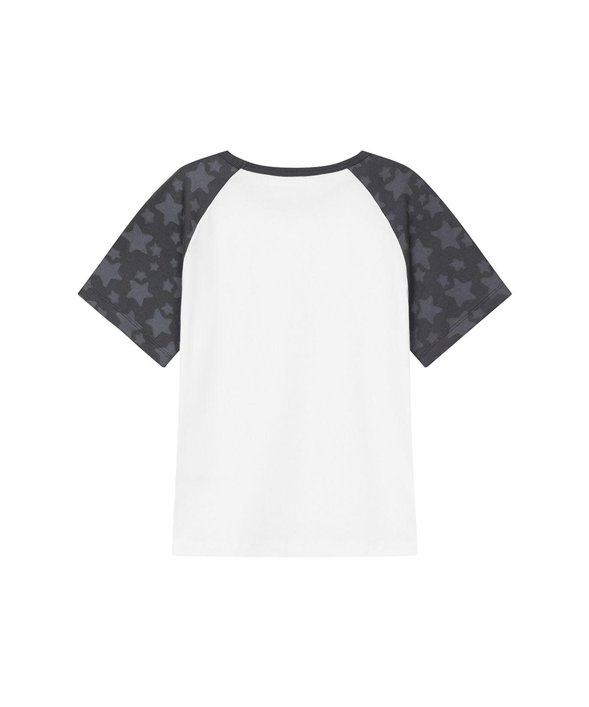 미세키서울(MISEKI SEOUL) Midnight stars raglan short sleeve WHITE