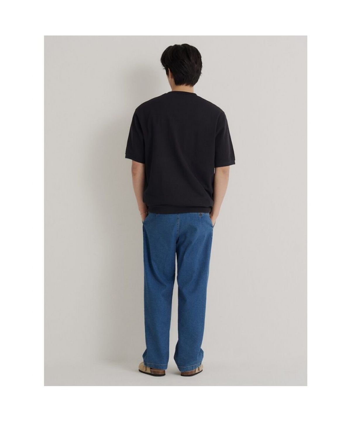 빈폴 멘(BEANPOLE MEN) 모던 라운드넥 맨투맨 티셔츠  애쉬