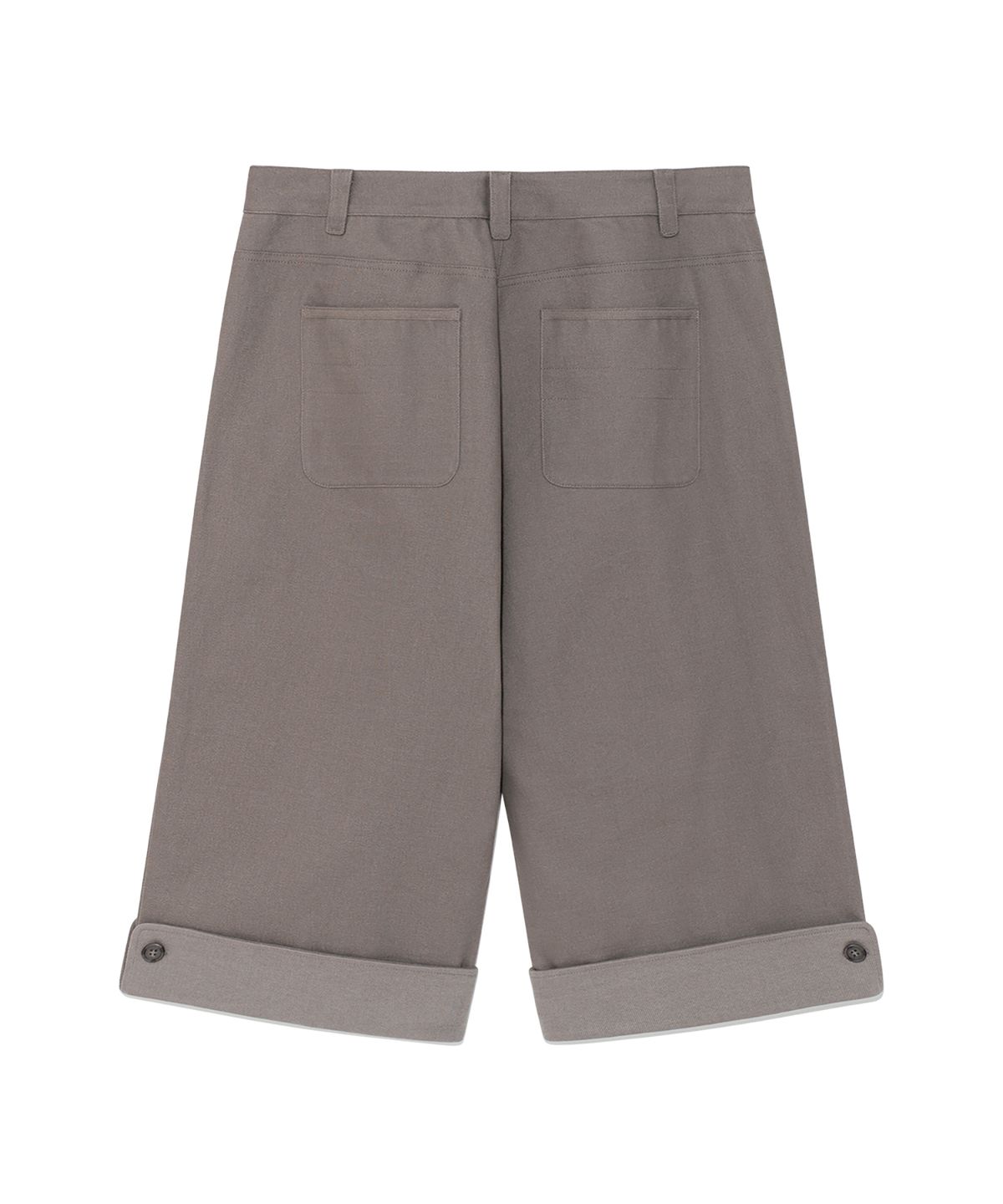 더콜디스트모먼트(THE COLDEST MOMENT) TCM folding button pants (brown)