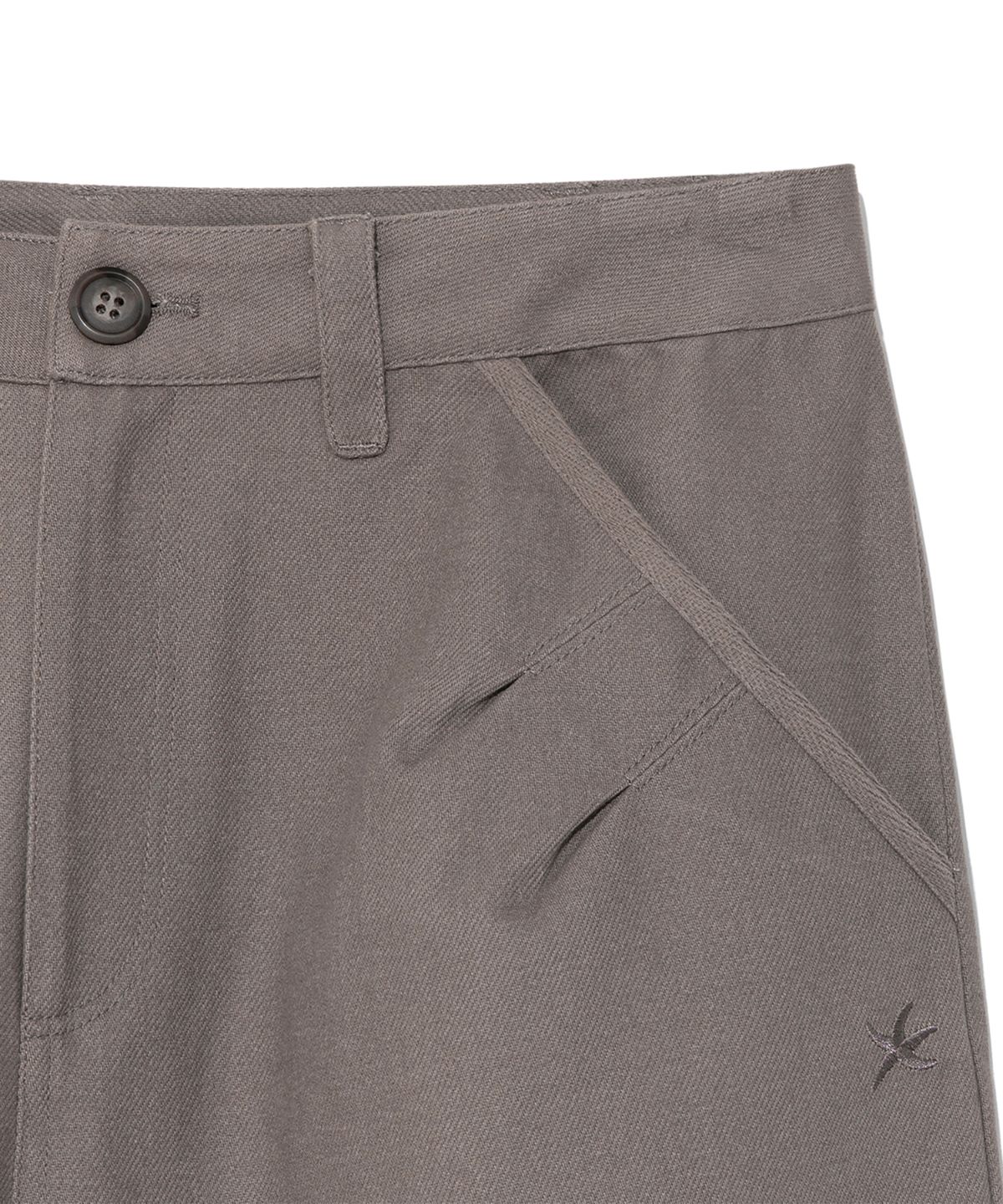 더콜디스트모먼트(THE COLDEST MOMENT) TCM folding button pants (brown)