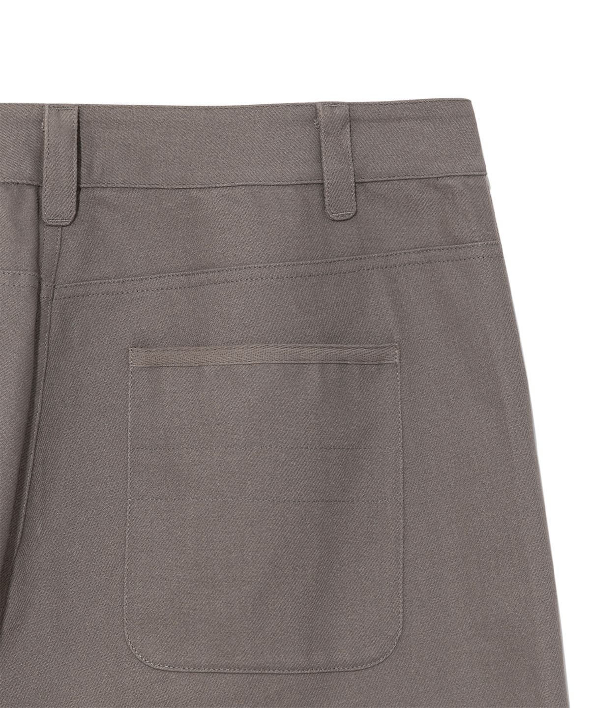 더콜디스트모먼트(THE COLDEST MOMENT) TCM folding button pants (brown)