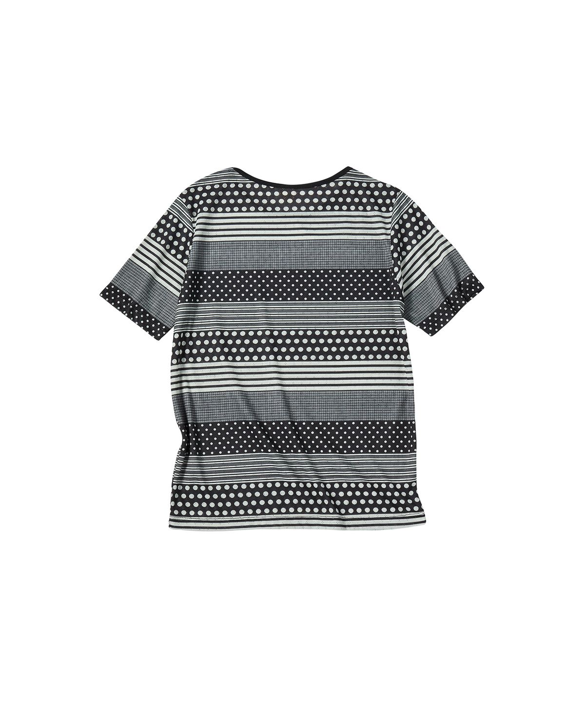 꼬모니노즈(COMONINOZ) W DOT ST HALF T-SHIRT [BLACK]