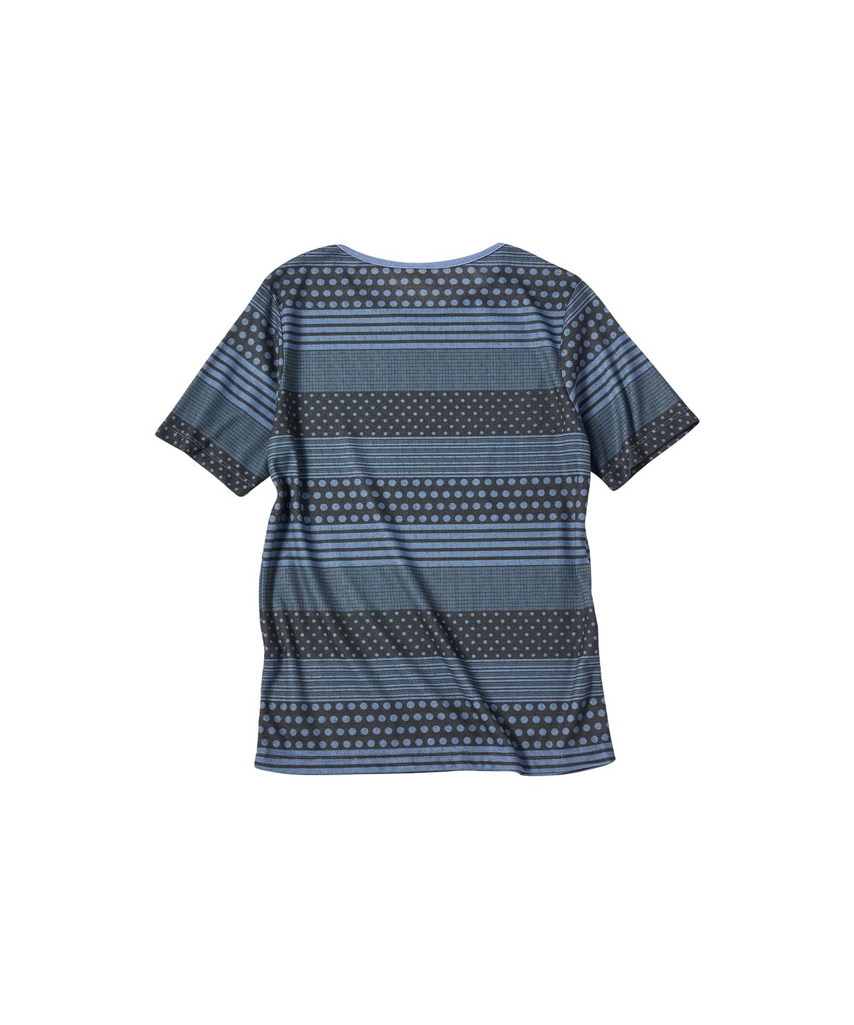꼬모니노즈(COMONINOZ) W DOT ST HALF T-SHIRT [BLUE]